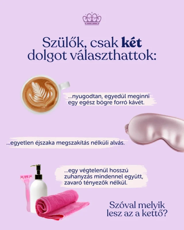 Szülők, mi számotokra jelenleg a legnagyobb luxus? ✨😀
