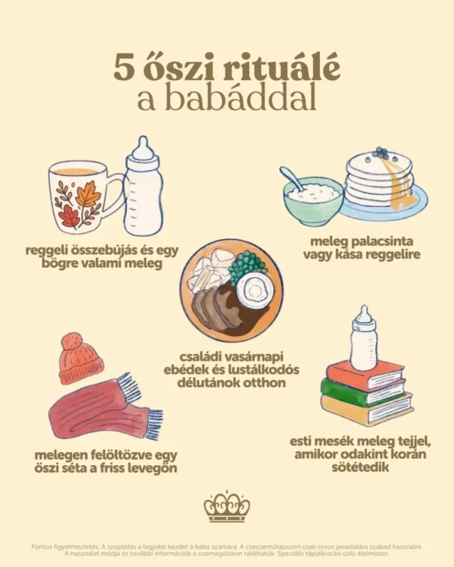 Az ősz tökéletes arra, hogy összebújj a legkisebbekkel. 🍂🧡

Egy bögre meleg tea, bekuckózás az ágyba, melletted pedig egy békésen szundikáló kisbaba… Mi kellene még? 🧸🥹